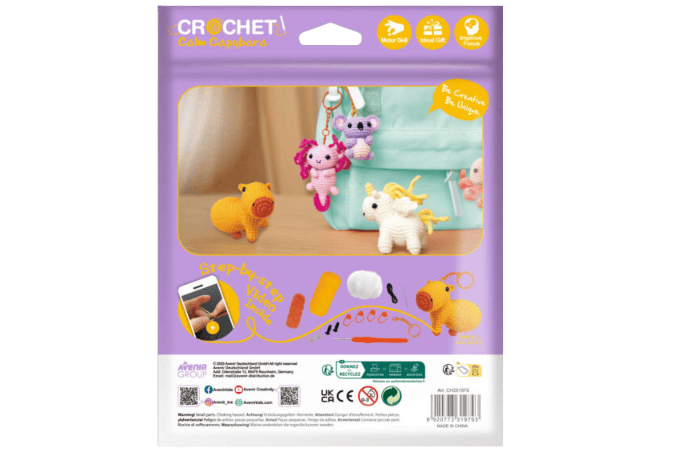 Playwell Avenir Keychain Crochet Kits