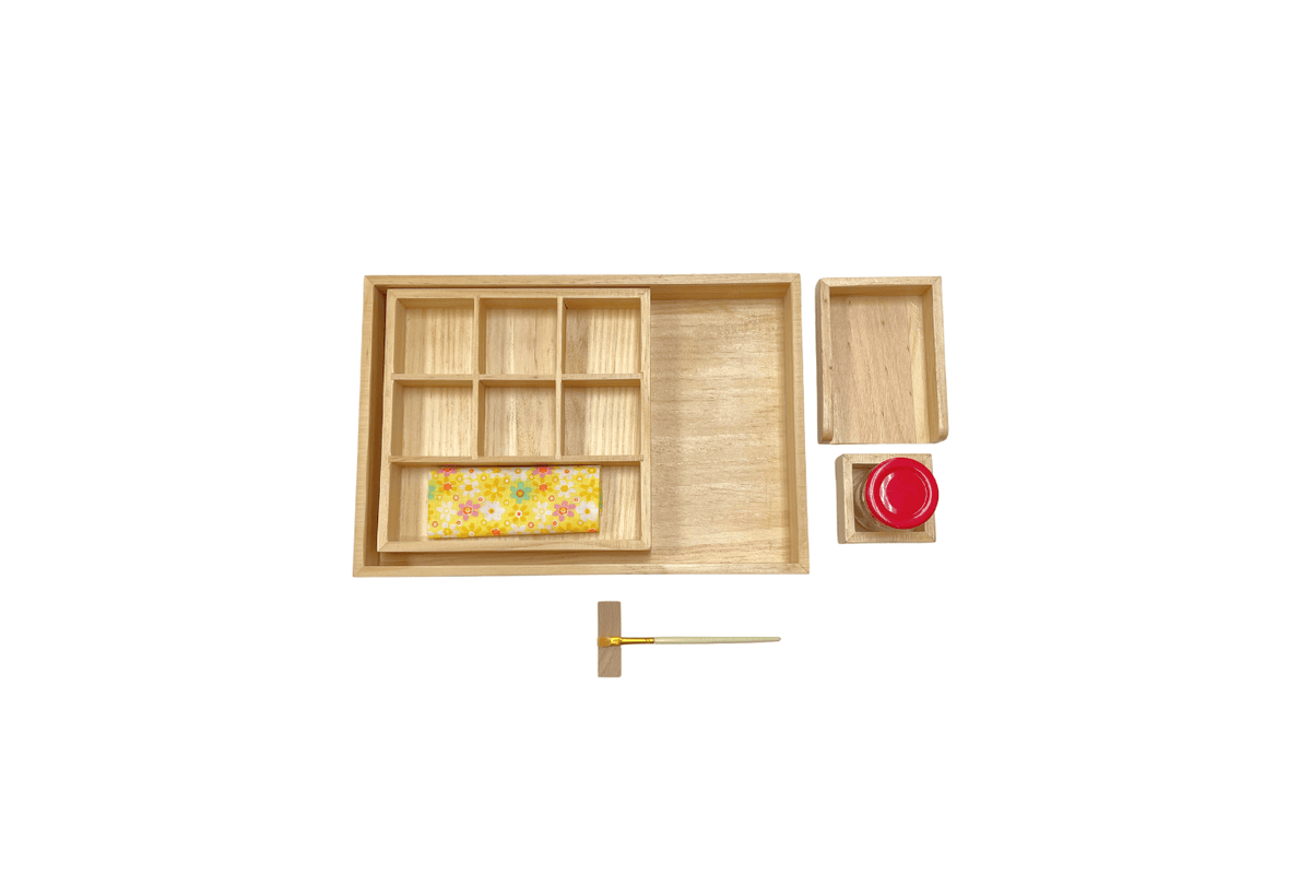 Adena Montessori Set 2 - 1 brush Gluing Box