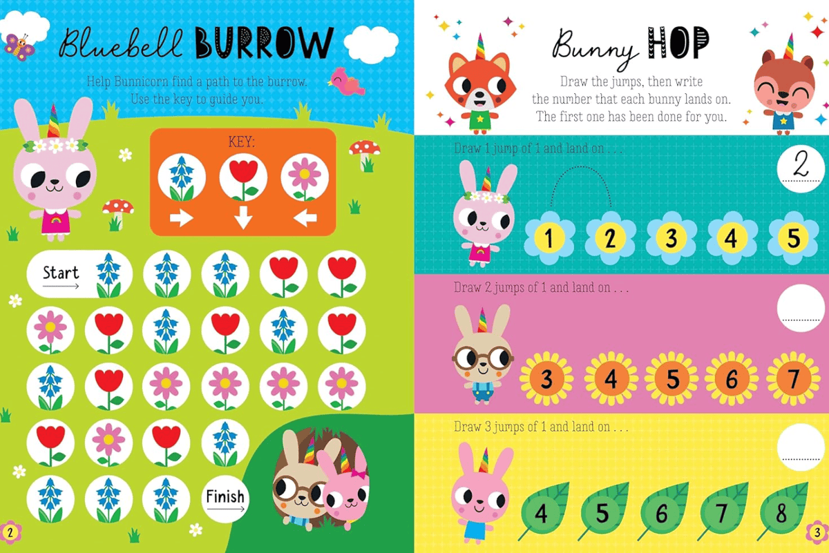 Fire the Imagination Bunnicorn and Friends Easter Activity Book