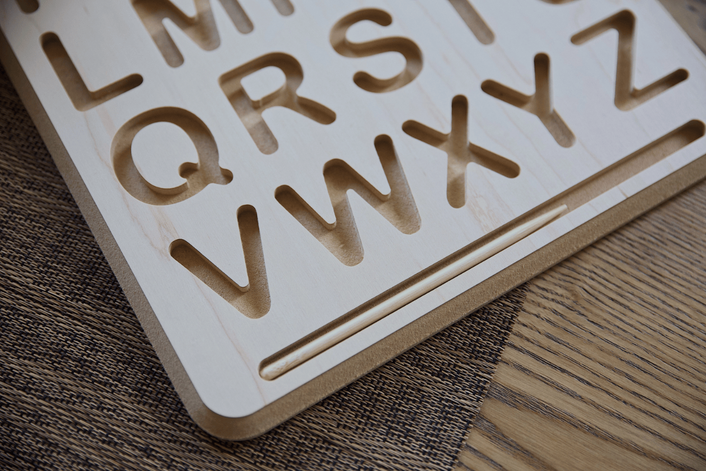 BeginAgain Wooden Alphabet Tracing Boards