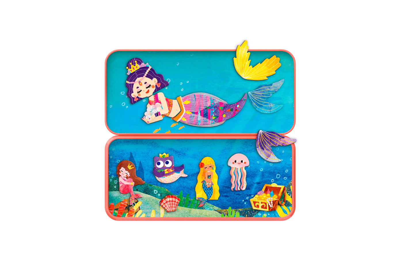 K.I.D. Toys Inc. Magnet Puzzle Box - Mermaids