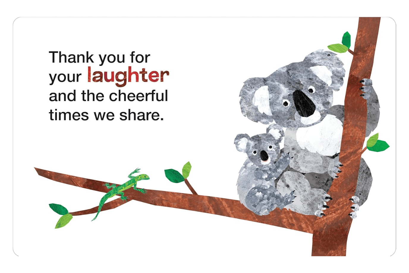 Raincoast Books Thank You, Mom! from Baby Bear and Friends (World of Eric Carle) [BOARD BOOK]
