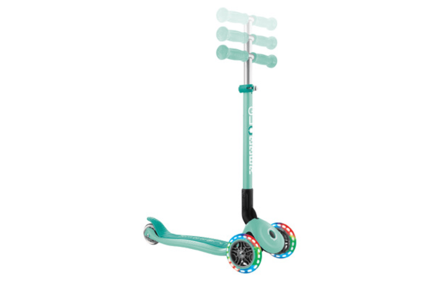 Incredible Novelties Mint Globber Primo Foldable Scooter with Lights