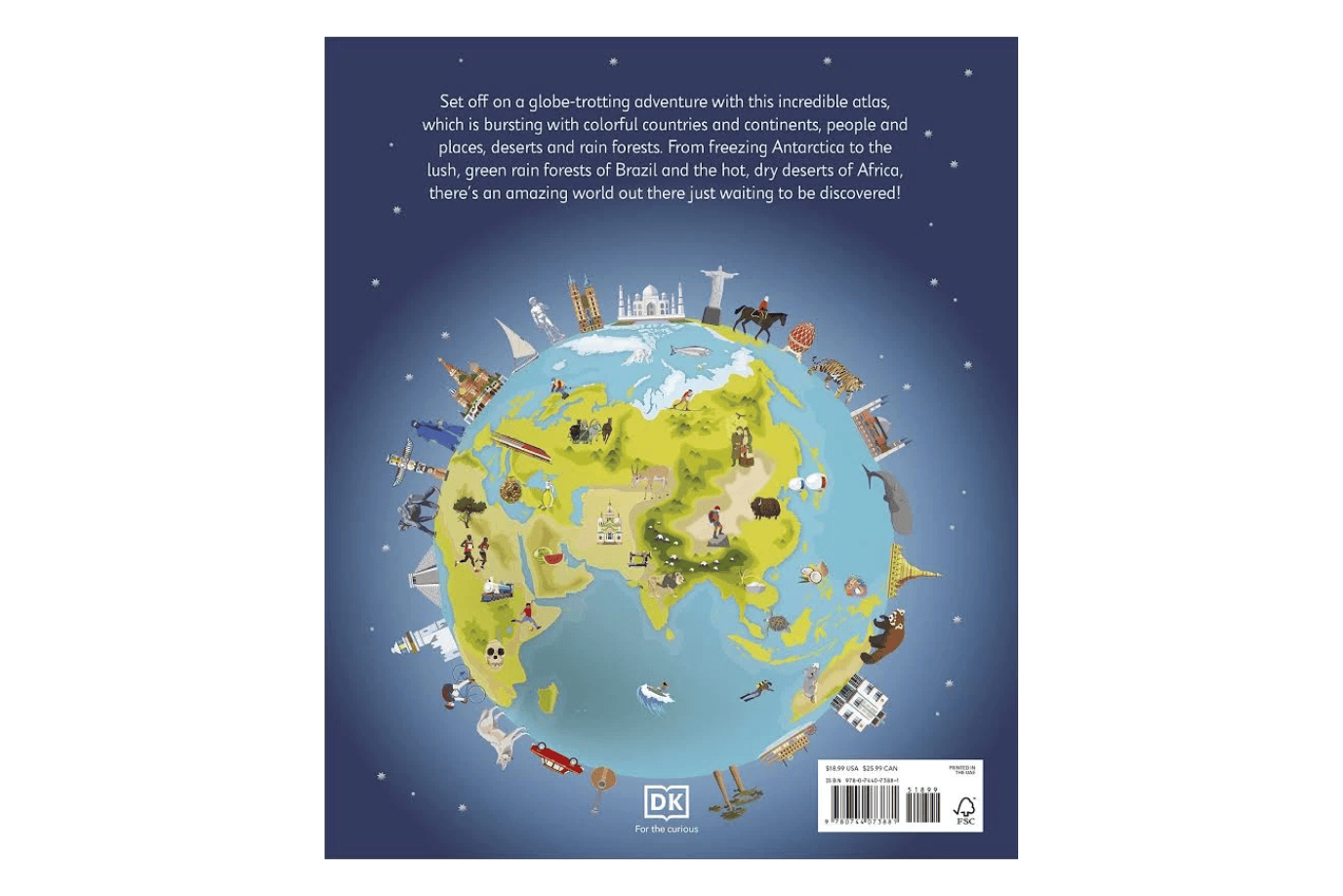 Barefoot Books Book Smithsonian Children's Illustrated Atlas: Revised and Updated Edition