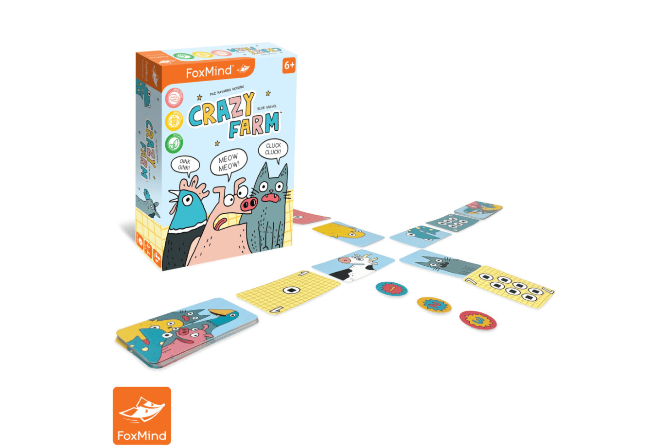 FoxMind Crazy Farm Game [Ages 6+]
