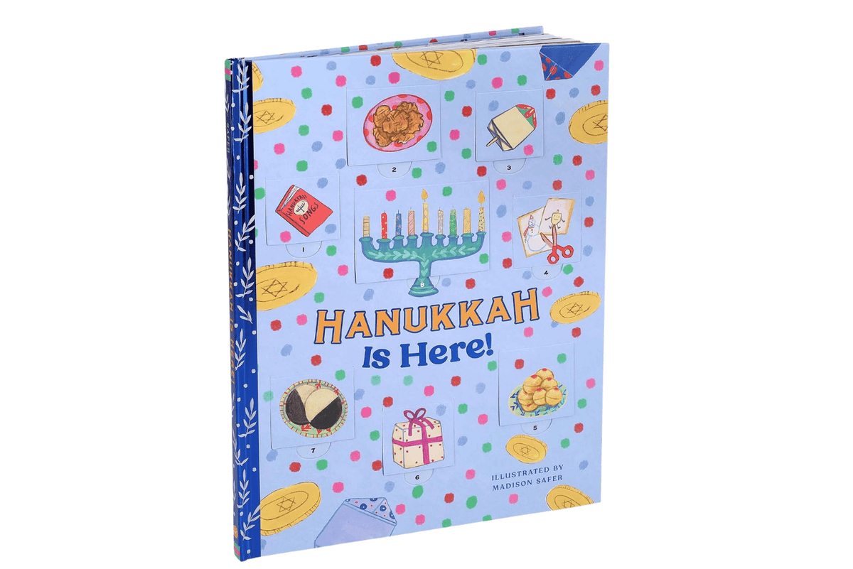 Raincoast Books Hanukkah Is Here! A Lift-the-Flap Hanukkah Countdown