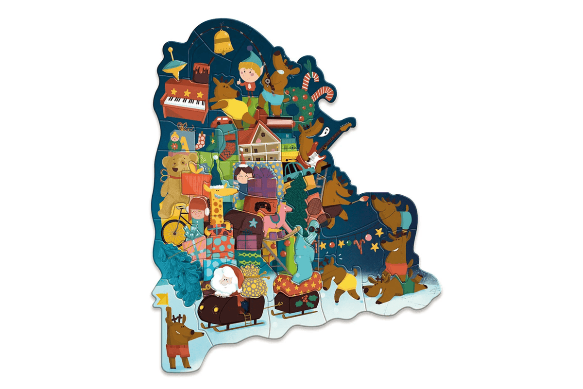 Fire the Imagination Vilac Advent Calendar - Build a Magnetic Puzzle