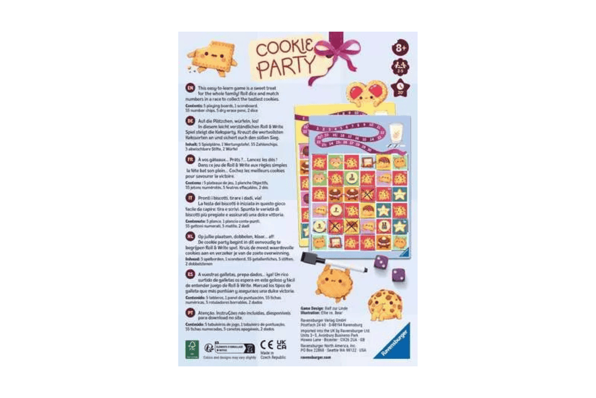Tracy Stevenson Cookie Party Game - Ages 8+