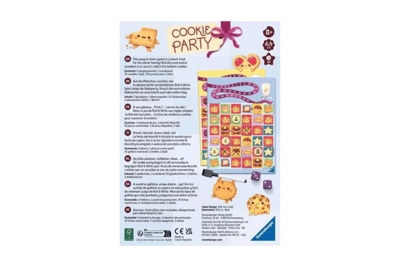 Tracy Stevenson Cookie Party Game - Ages 8+