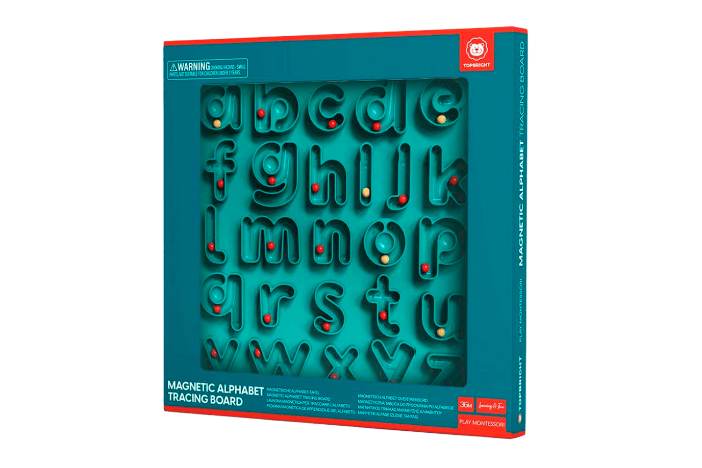 K.I.D. Toys Inc. Topbright - Magnetic Alphabet Tracing Board