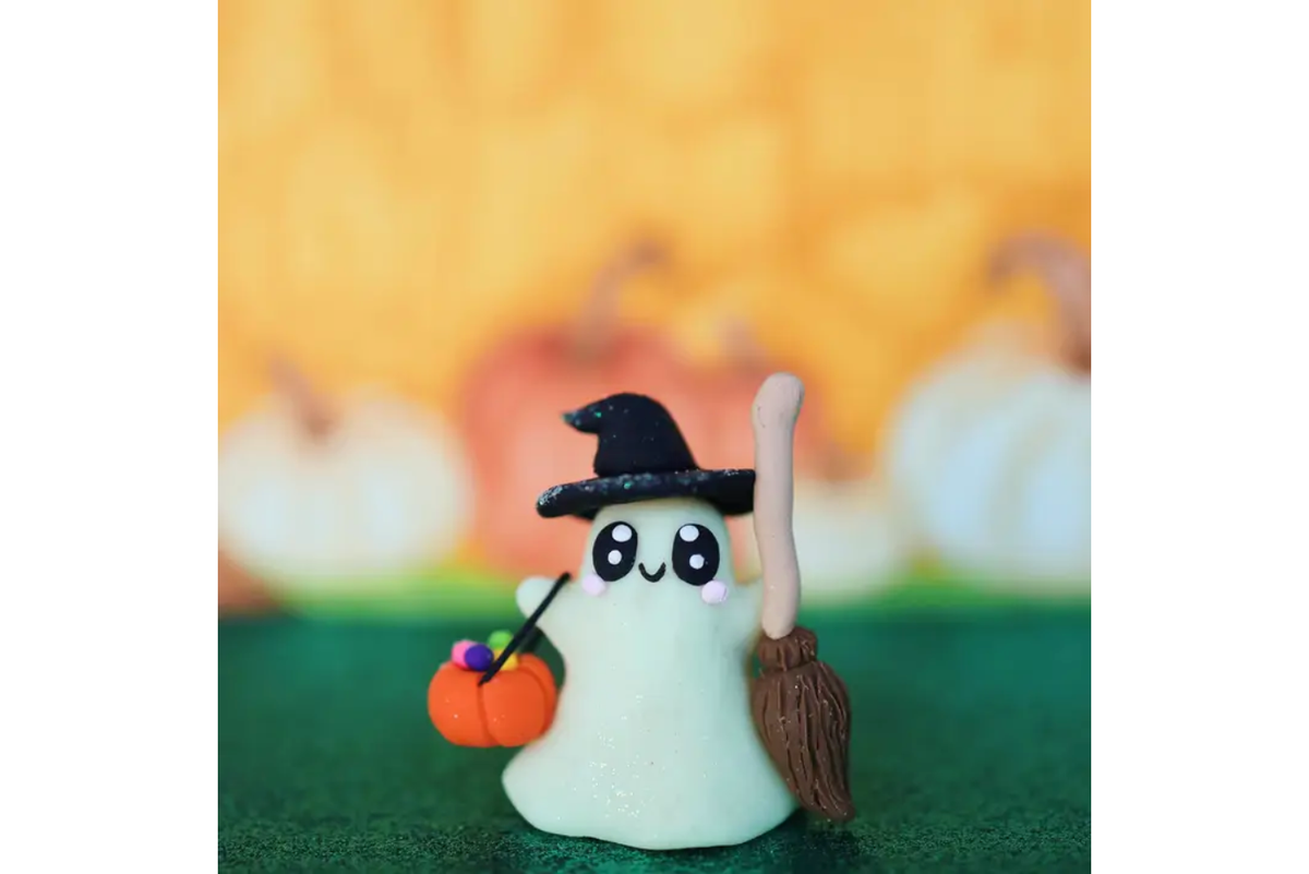 The Make Station | DIY Polymer Clay Kit - Boo The Ghost