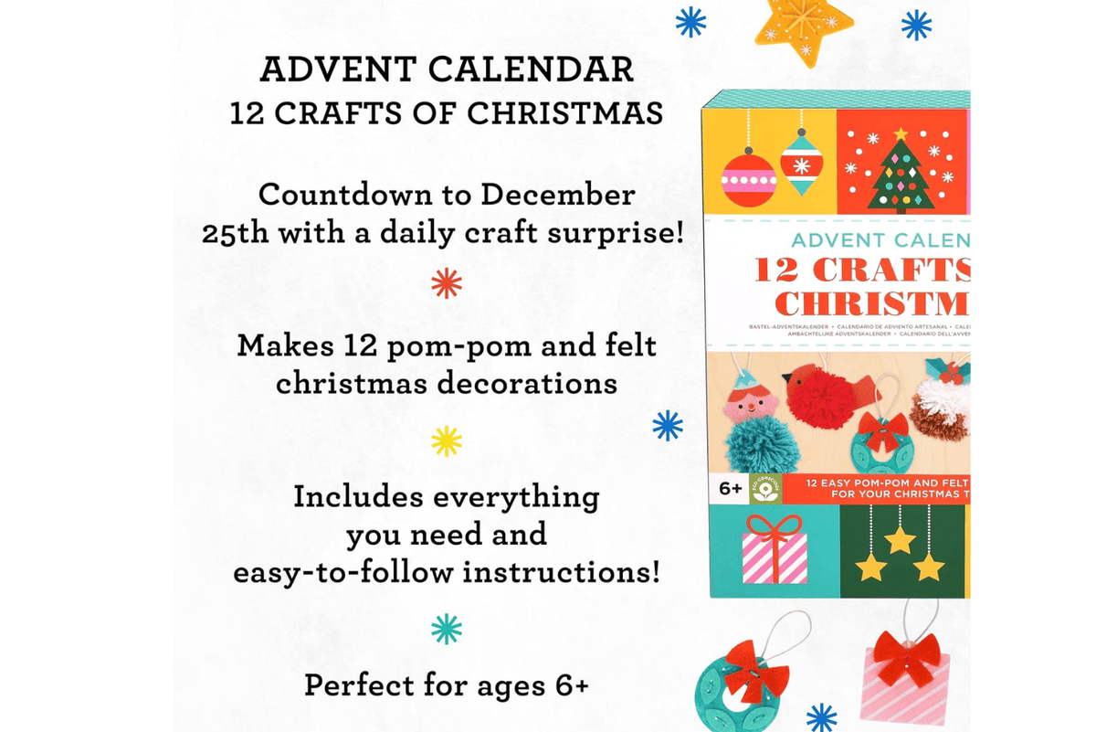 Raincoast Books 12 Crafts of Christmas Advent Calendar