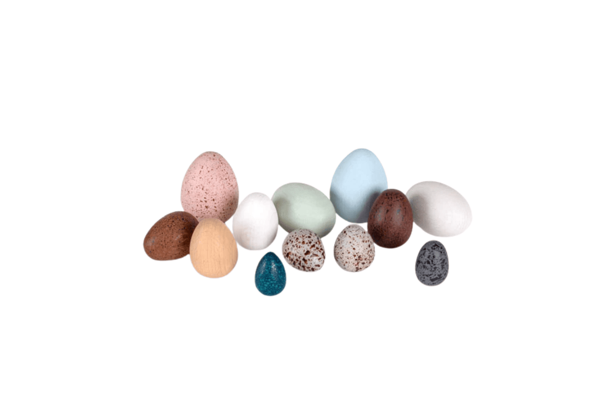 Fire The Imagination Set of Decorative Wooden Eggs