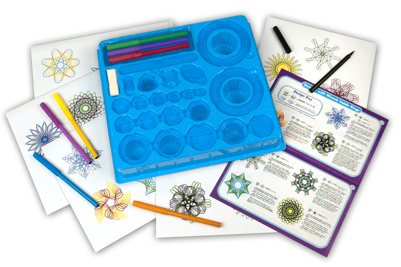 K.I.D. Toys Inc. Spirograph Kit with Markers