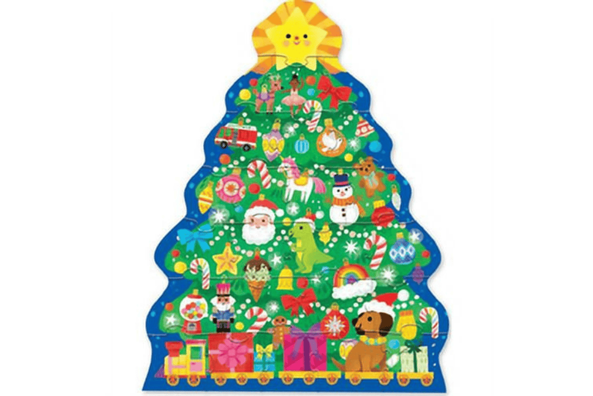 Crocodile Creek Christmas Tree (24 Pieces) Crocodile Creek Christmas Puzzles