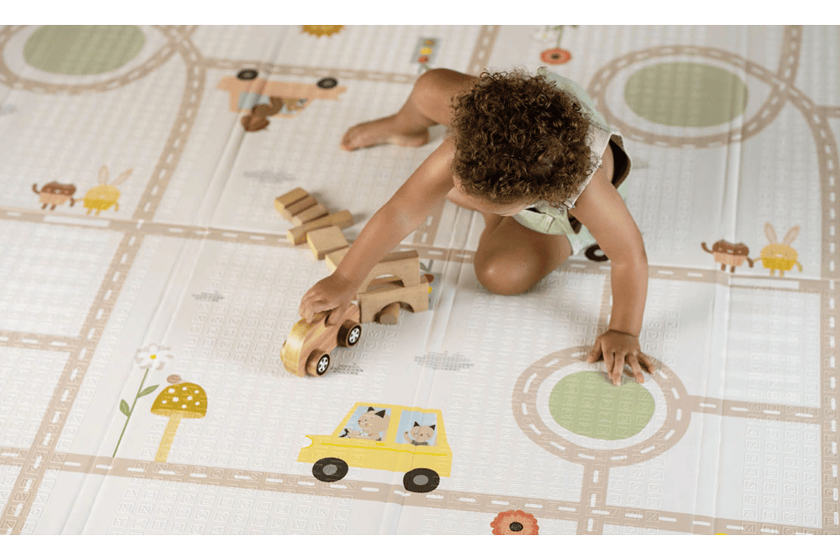 K.I.D. Toys Inc. Taf Toys - Highway Adventures Super-Size Foam Playmat