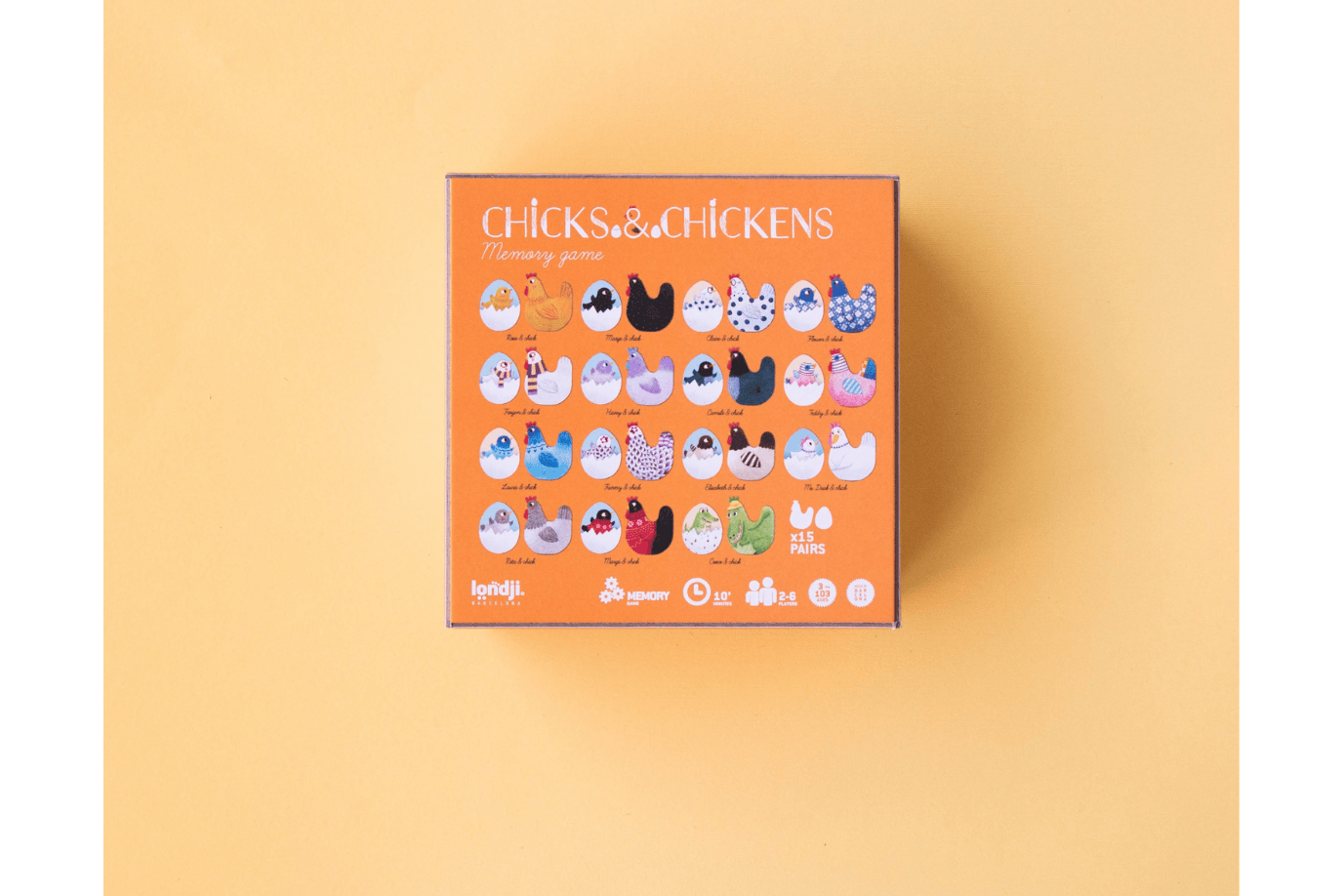 Memory Game - Chicks and Chickens (Ages 3+)