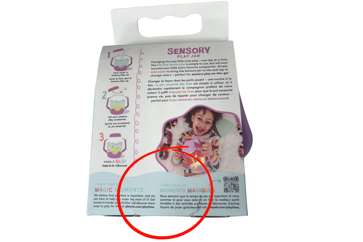 Kidcentral Purple Glo Pals Sensory Light Up Jar - Damaged Box - FINAL SALE