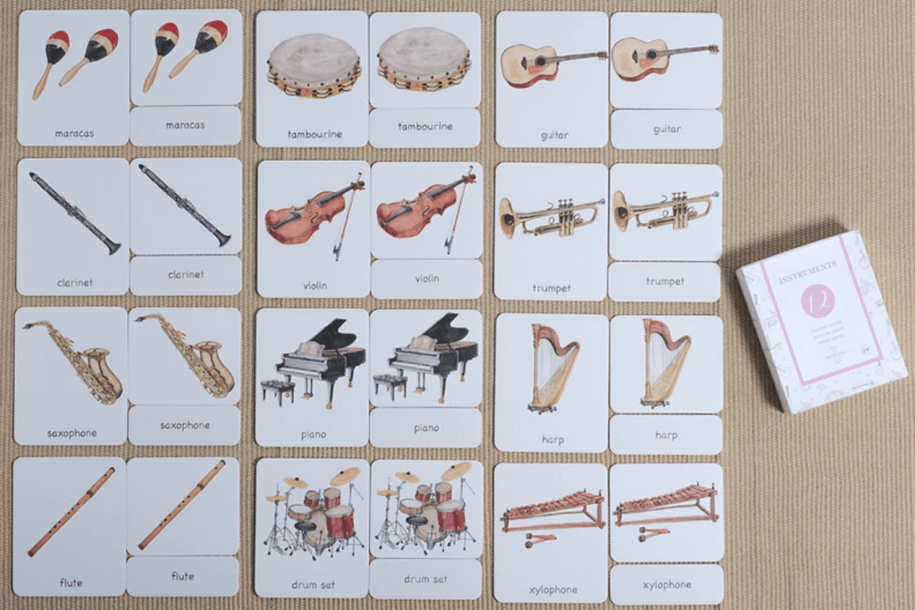 3-Part Language Cards (Watercolour) (Multiple Themes Available)