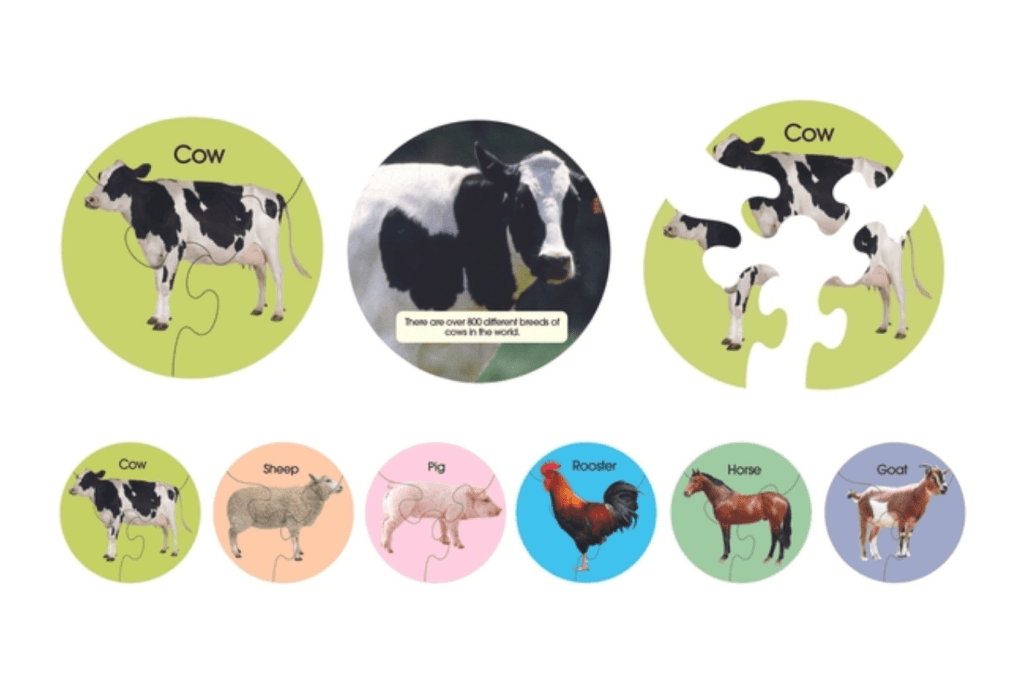 Farm Animal Puzzles (6 Pack) Farm Animal Puzzles (6 Pack)