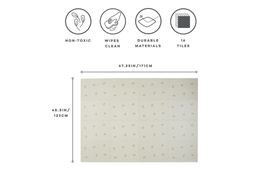 3 Sprouts Foam Puzzle Play Mat