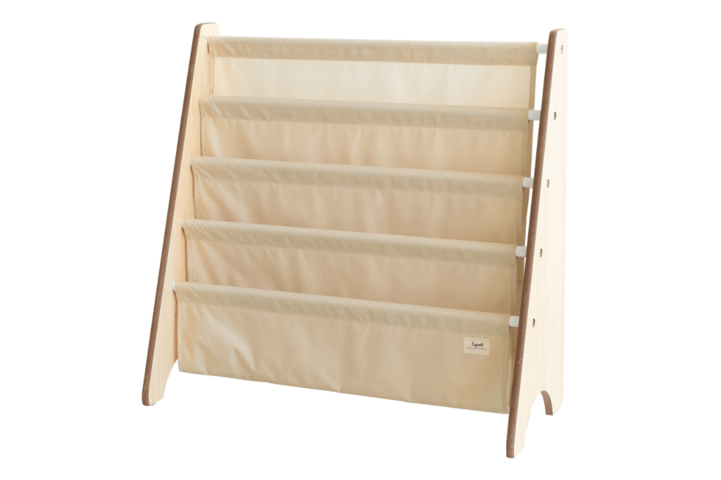 3 Sprouts Recycled Fabric Book Rack