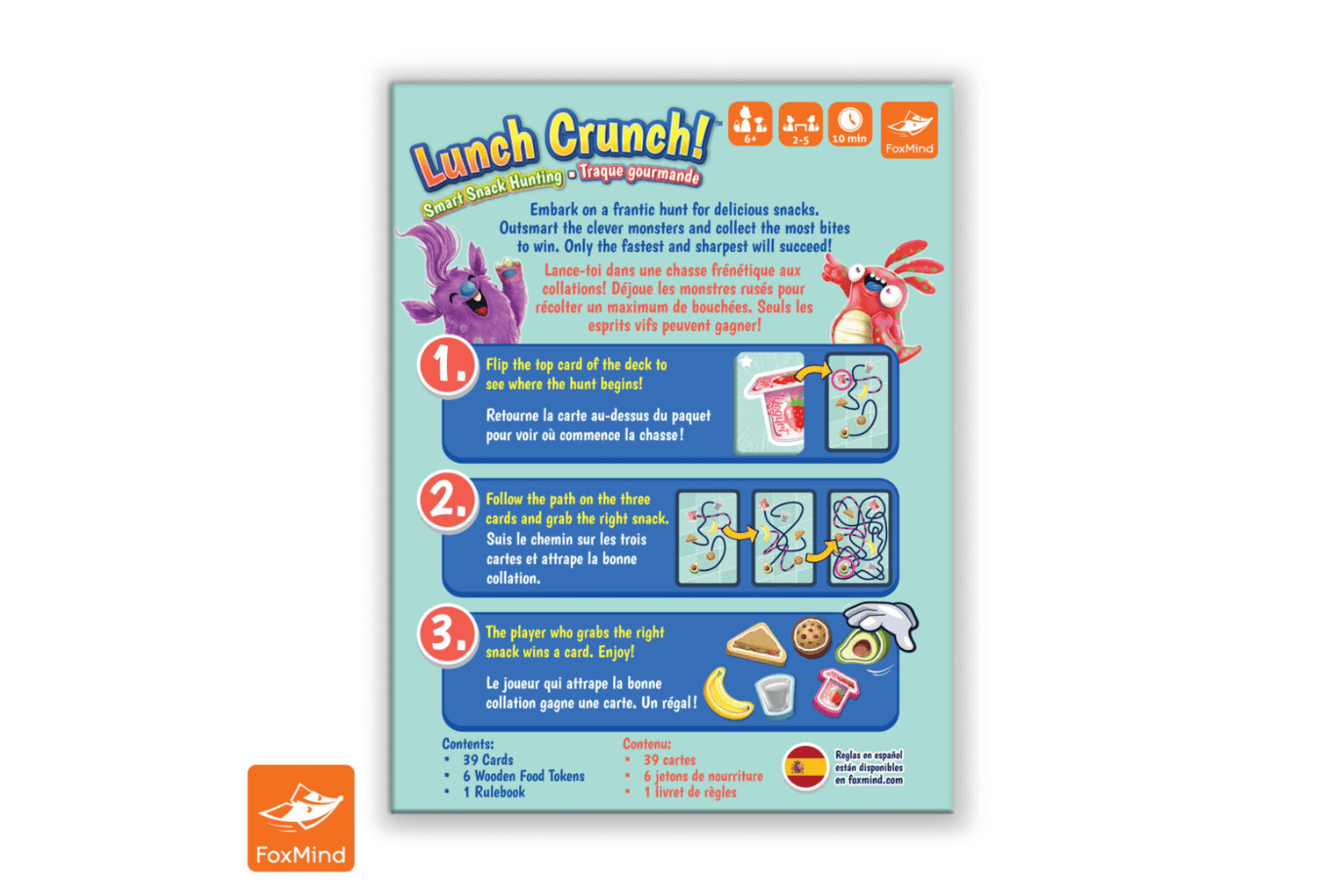 FoxMind Lunch Crunch Game [Ages 6+]