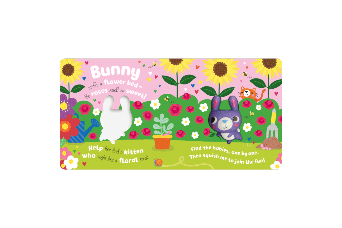 Squish 'n' Squeeze Bunny! Board Book