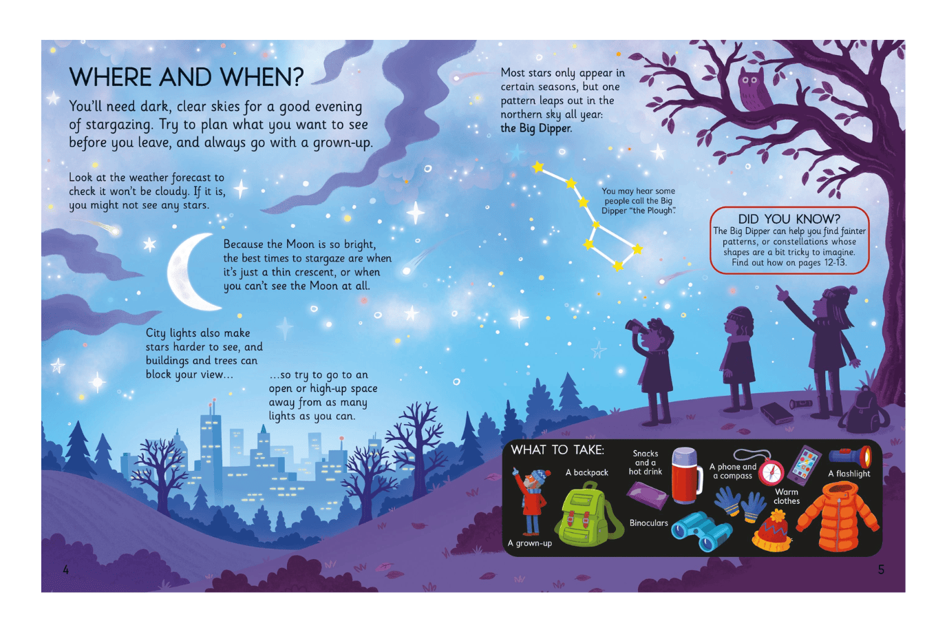 Harper Collins Book Usborne Stargazing Book
