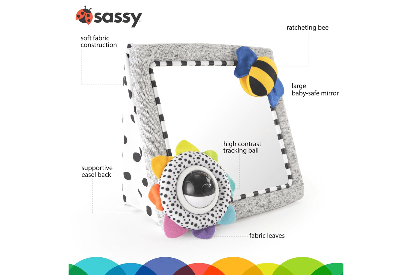 Kidcentral Tummy Time Floor Mirror