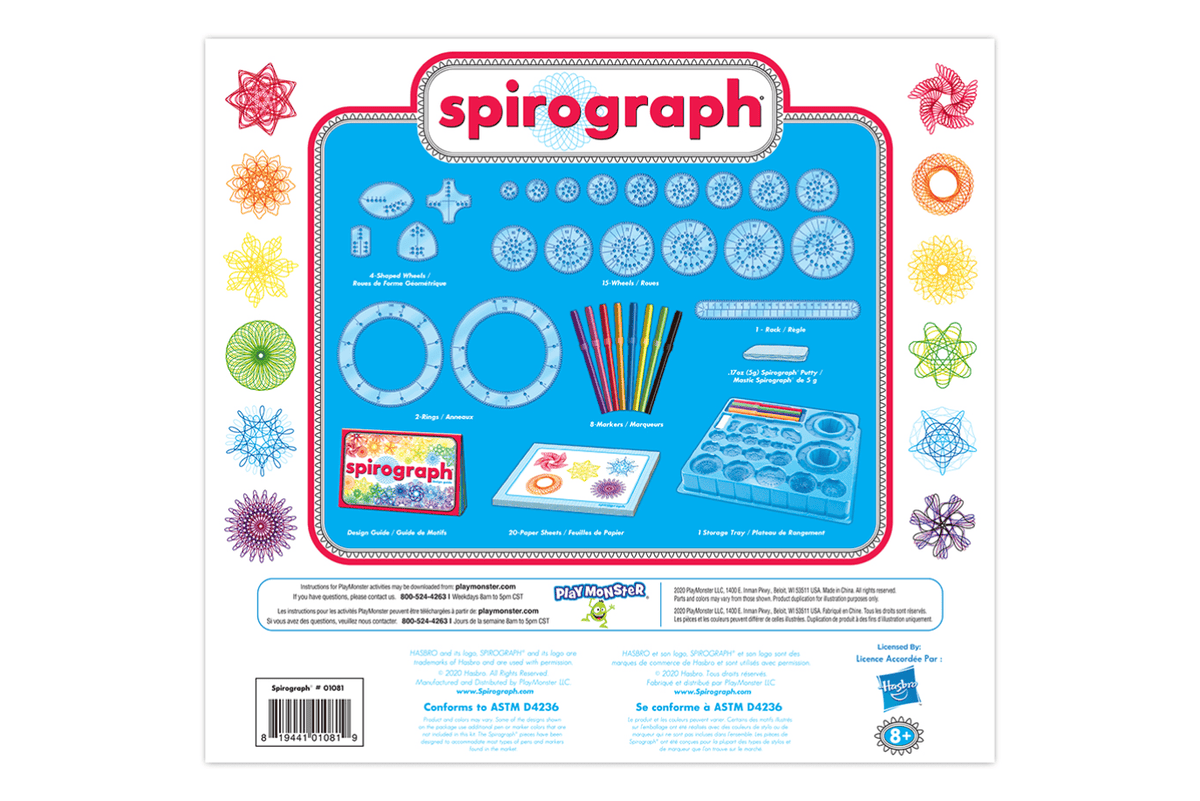 K.I.D. Toys Inc. Spirograph Kit with Markers