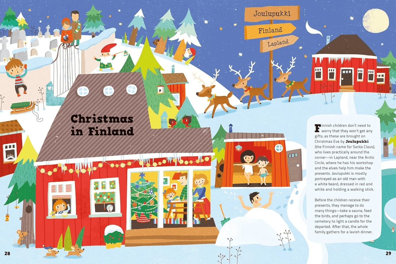 Raincoast Books How Kids Celebrate Christmas Around the World by Pavla Hanackova [HARDCOVER]