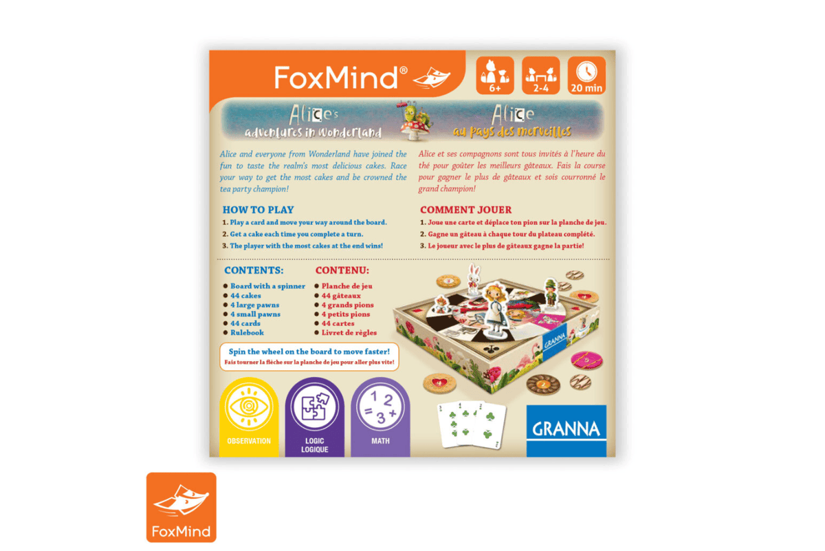 FoxMind Alice's Adventures in Wonderland [Ages 6+]