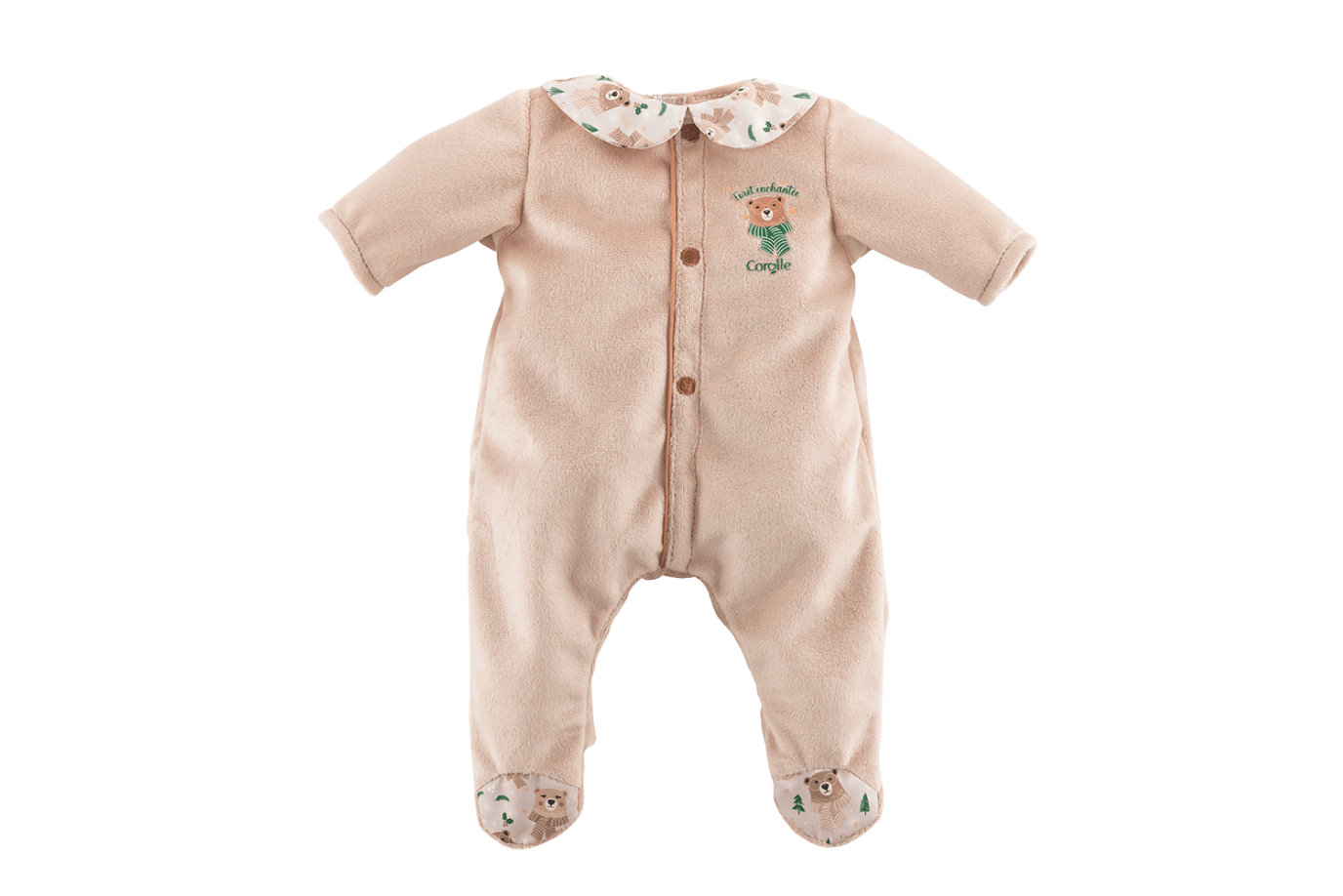 K.I.D. Toys Inc. Enchanted Woods Pajamas Corolle Doll Outfits - For 30cm (12") Dolls (Multiple Styles Available)