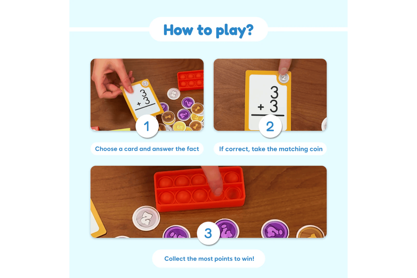The Fidget Company Math Ahoy Math Game - Ages 5 - 8