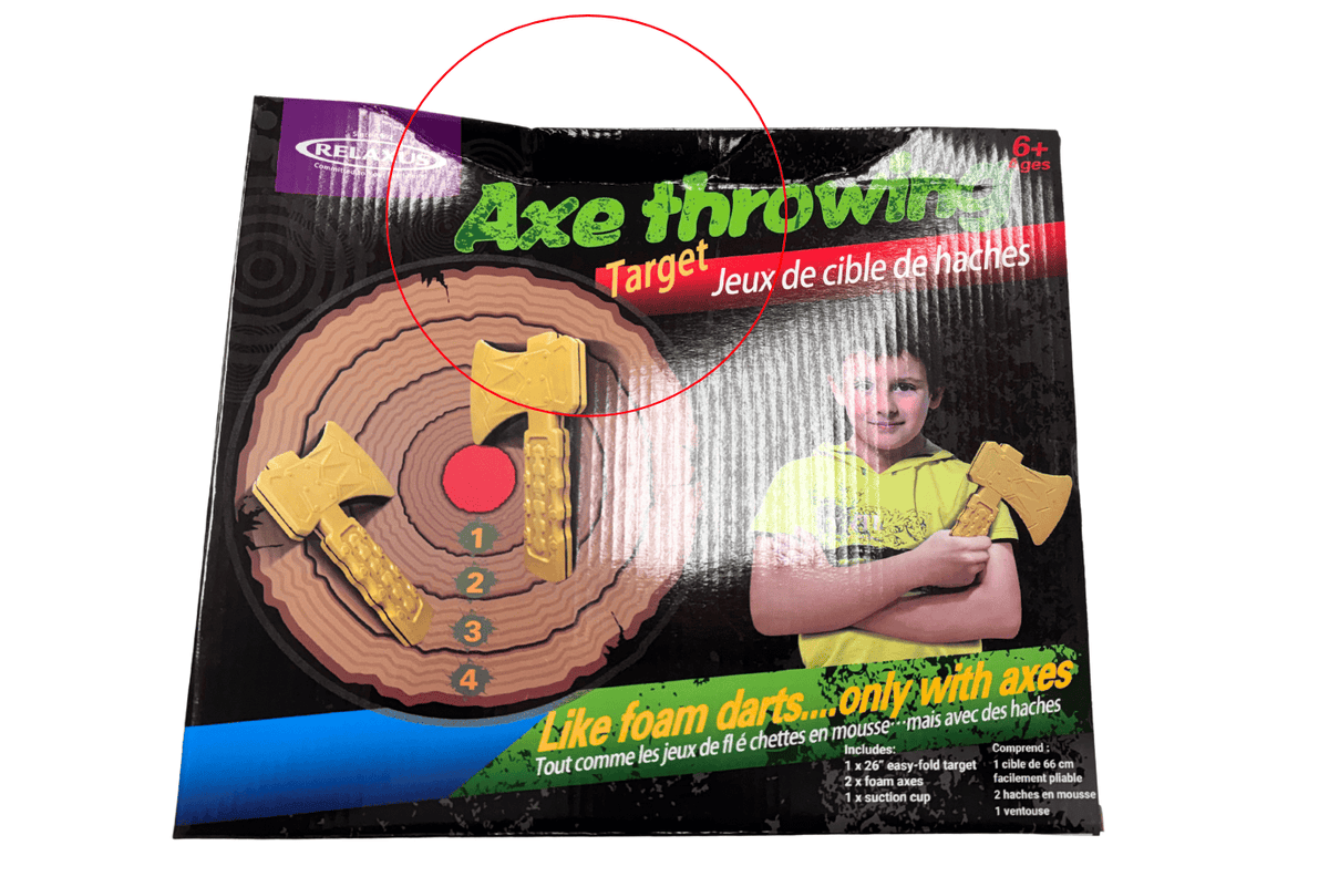Relaxus Axe Throwing Game - Damaged Box - FINAL SALE