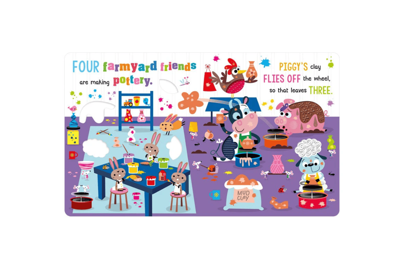 Fire the imagination Never Touch The Farmyard Friends Board Book