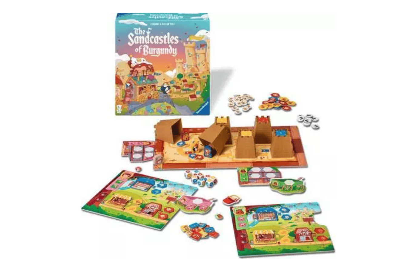 Tracy Stevenson The Sandcastles of Burgundy Game - Ages 5+