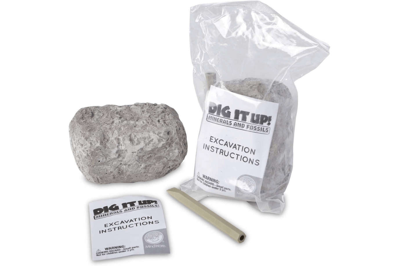 Outset Media Minerals and Fossils / Single Unit Dig It Up! Excavation Kits (Multiple Themes Available)