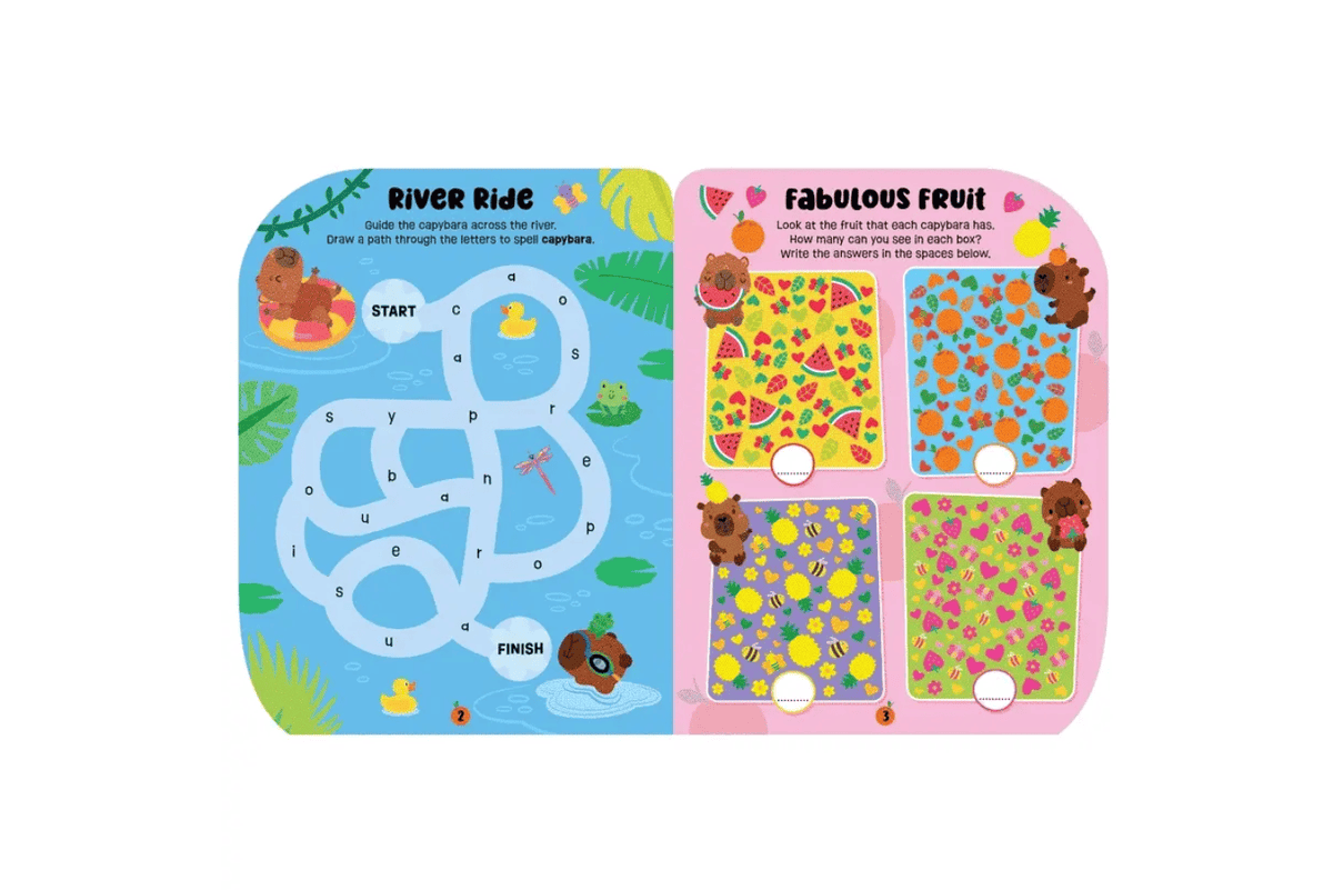 Fire the Imagination Capybara Club Activity Book