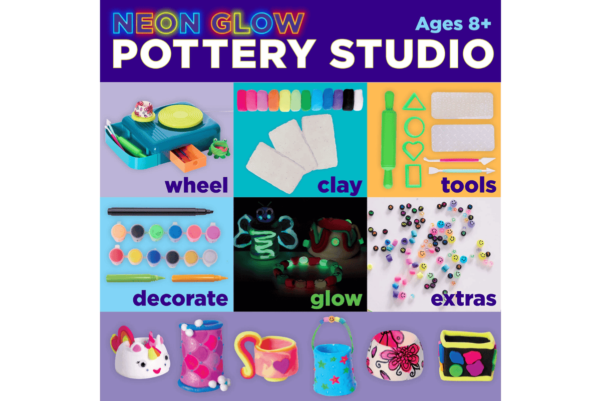 Faber Castell Neon Glow Pottery Studio
