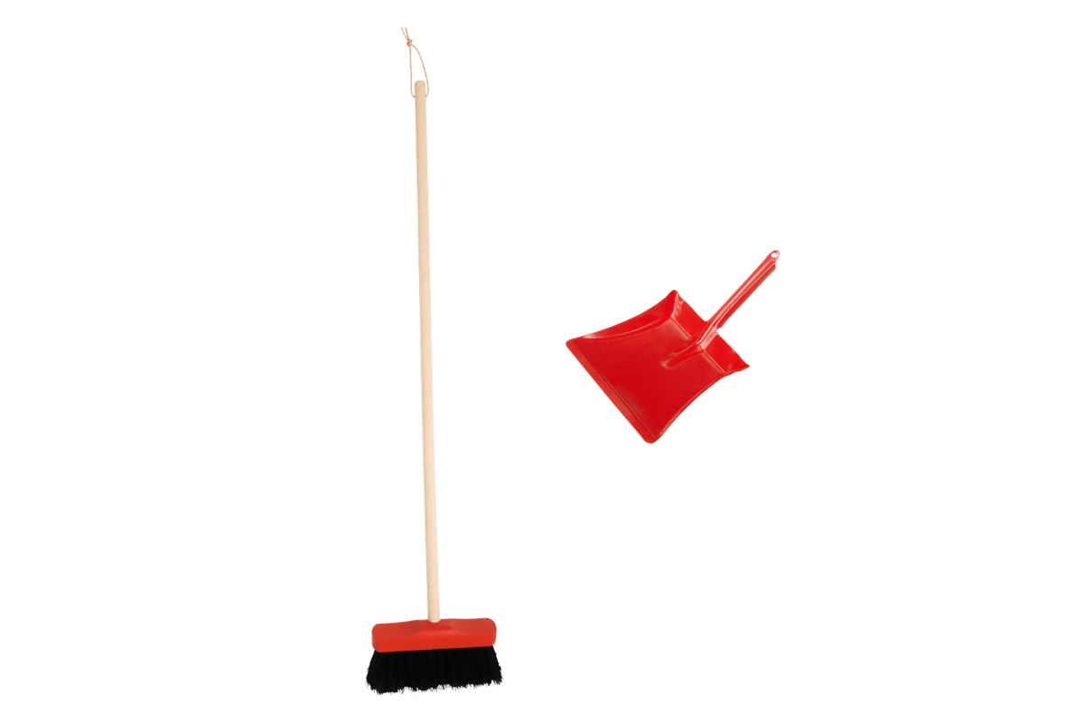 Redecker Indoor Broom and Dustpan
