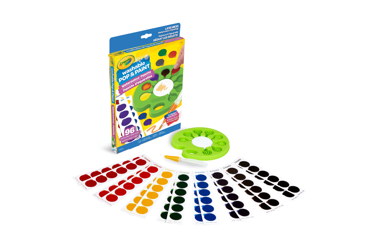 Crayola Washable Pop & Paint Watercolour Palette
