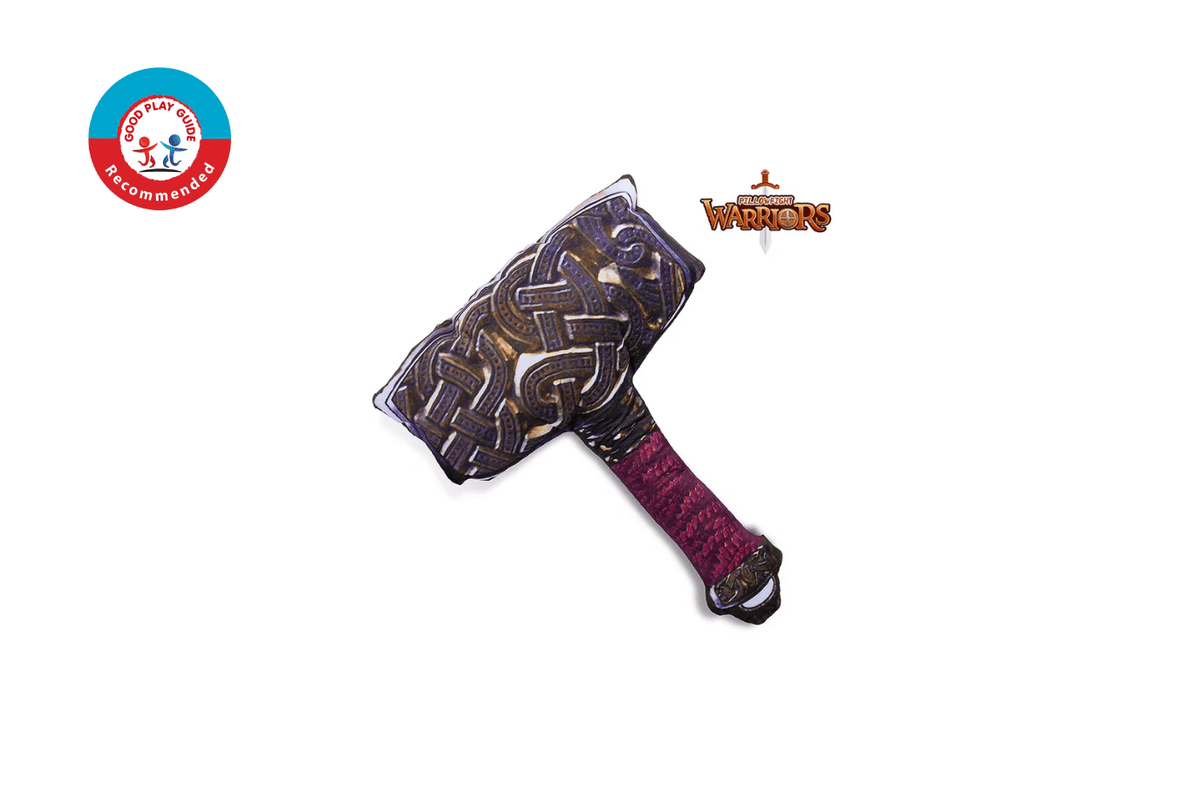 Wudimals Viking Hammer Pillowfight Warriors® Weapons and Shields