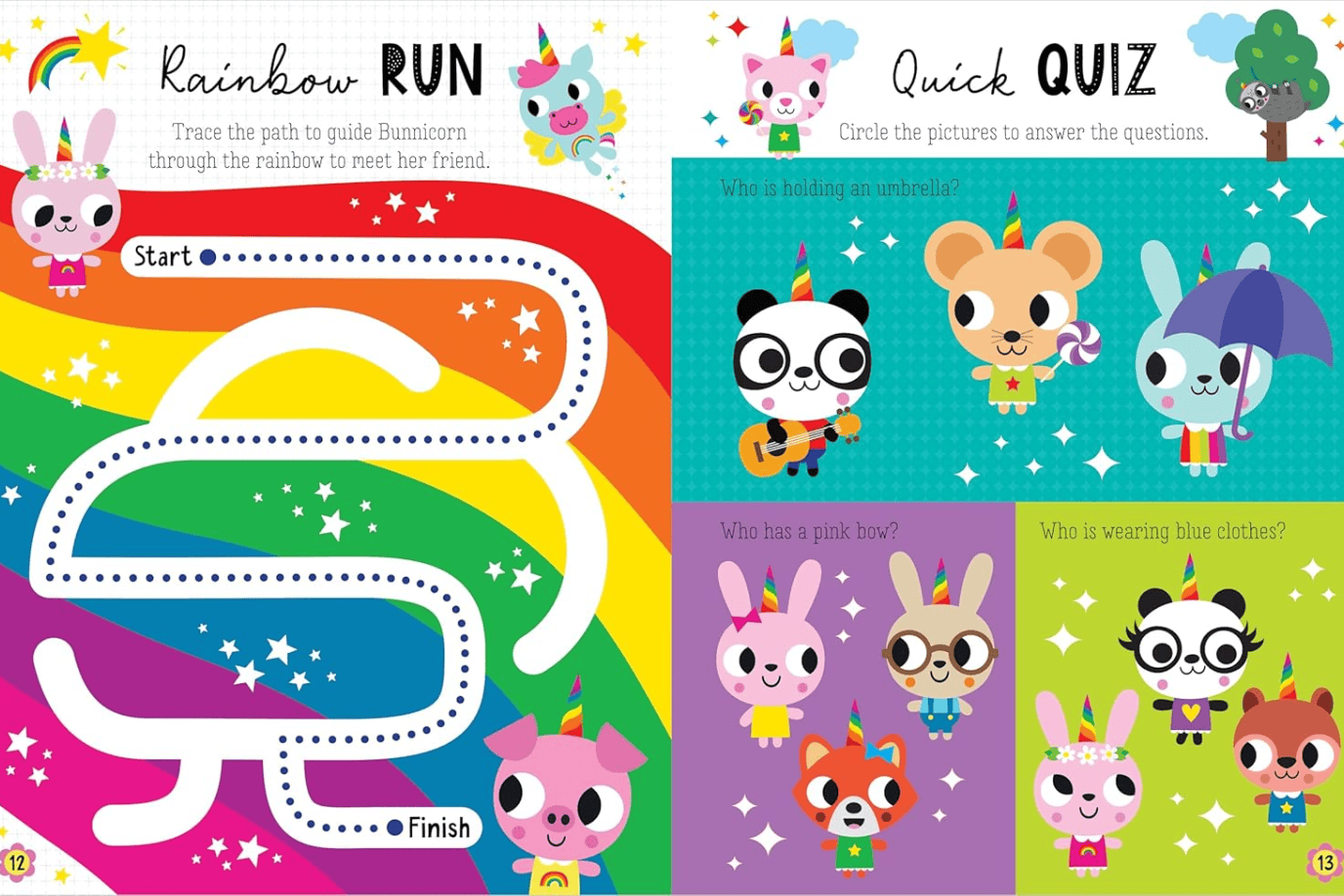 Fire the Imagination Bunnicorn and Friends Easter Activity Book