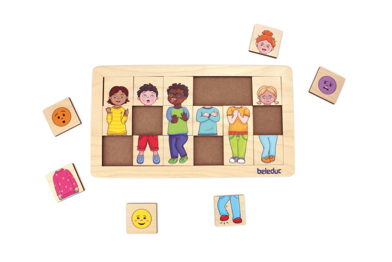 Playwell Beleduc Mix and Match Emotions Puzzles