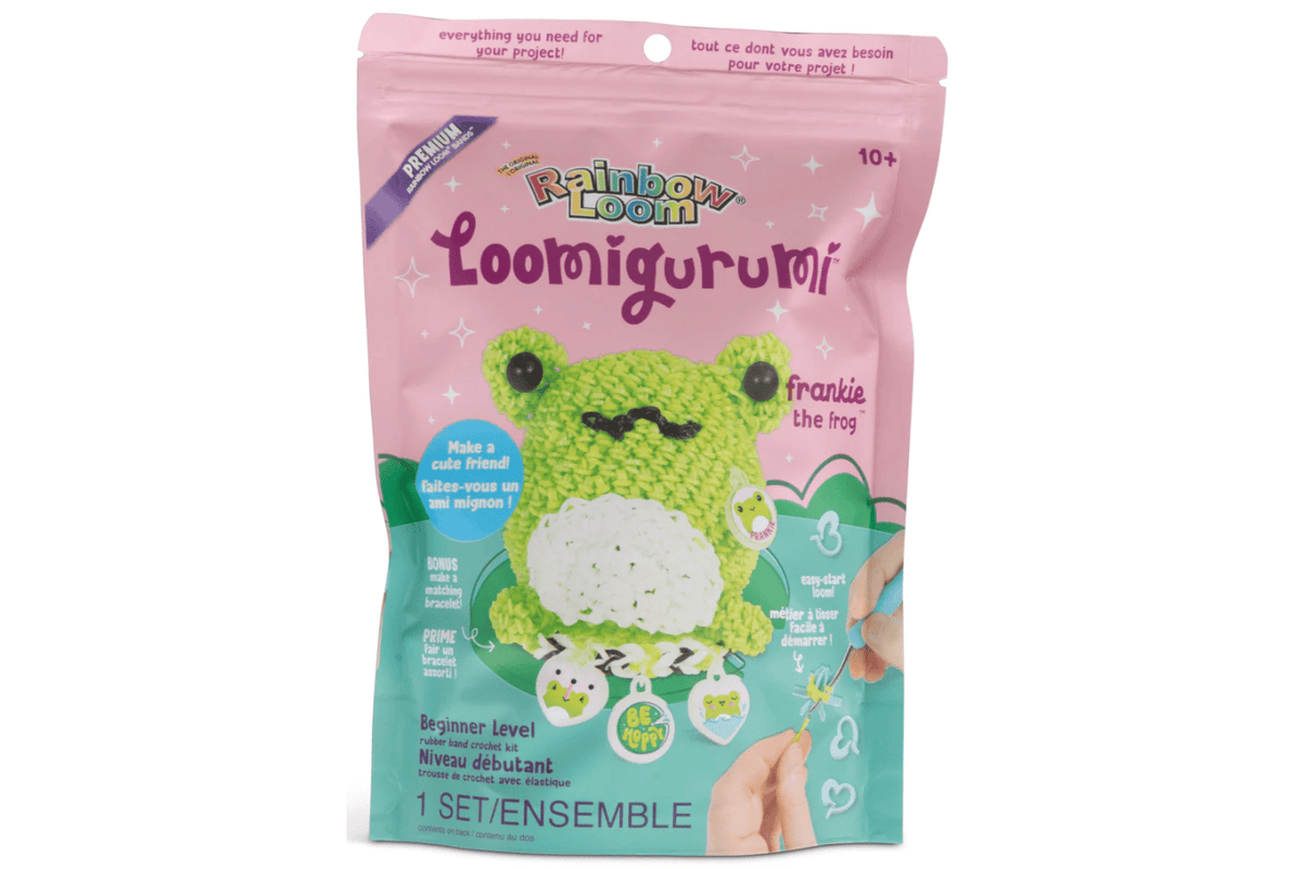 Playwell Frankie The Frog Rainbow Loom Loomigurumi Kits (Various Styles Available)