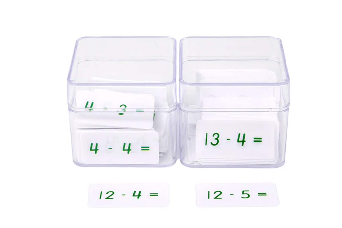 Adena Montessori Subtraction Problem Slips