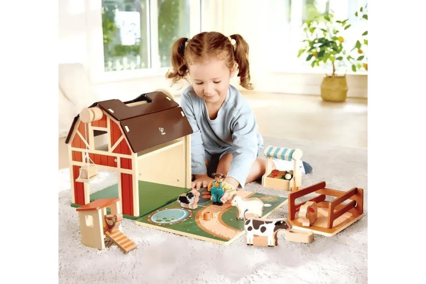 Playwell Hape Farm Playset