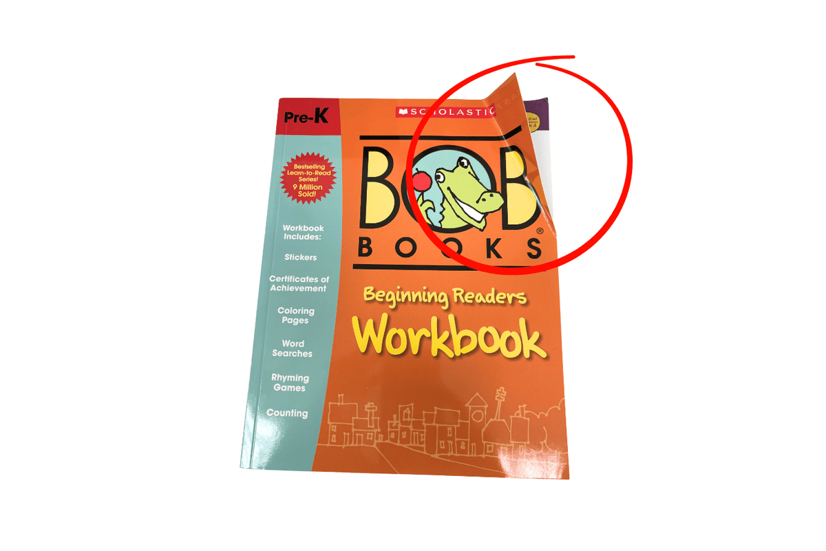 Scholastic Bob Books: Beginning Readers Workbook- Damaged Cover - FINAL SALE